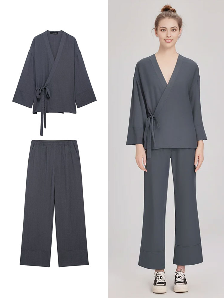 Men Shoes Jd - HH Women Casual Pajama Style Blouse
