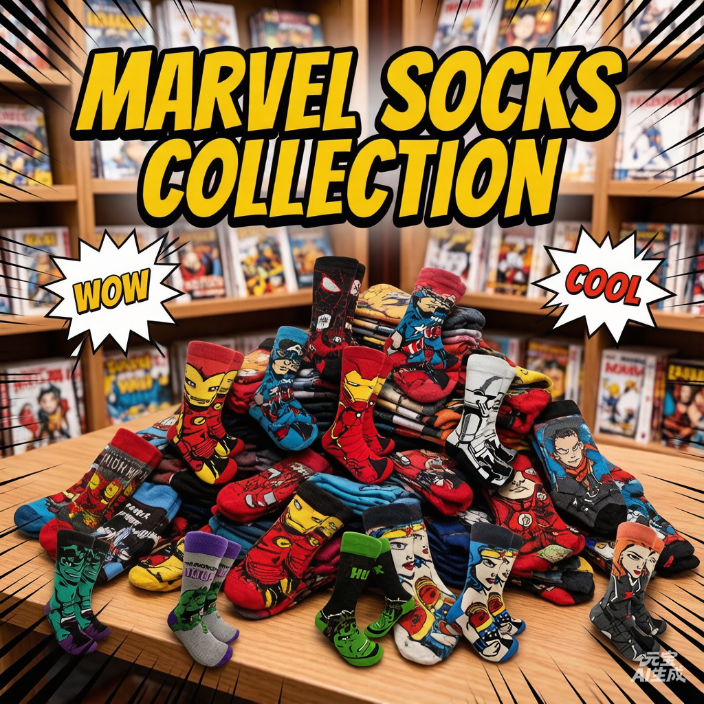 Men Shoes Models - Marvel Socks for Women And Men