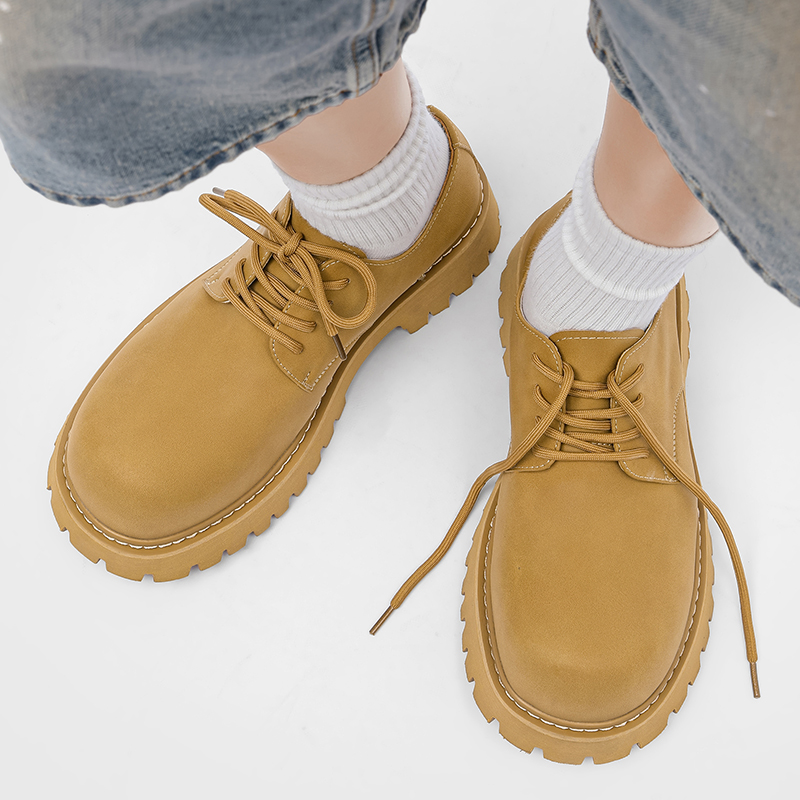 Men'S Shoes Height Increase - Men's Spring Autumn Thick Soled Rhubarb