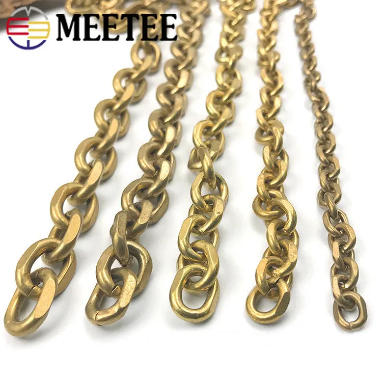Men Shoes Jeans - 50cm Fashion Solid Brass Wallet Chain