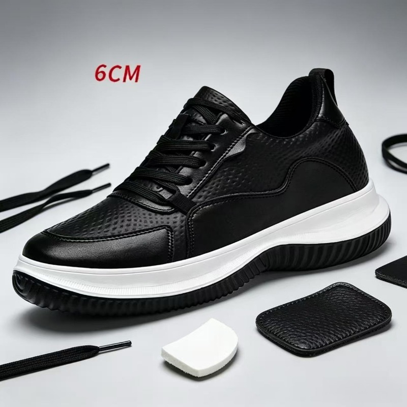 White Cow Leather Elevator Sne - Men'S Shoes Height Increase 리뷰 및 가격