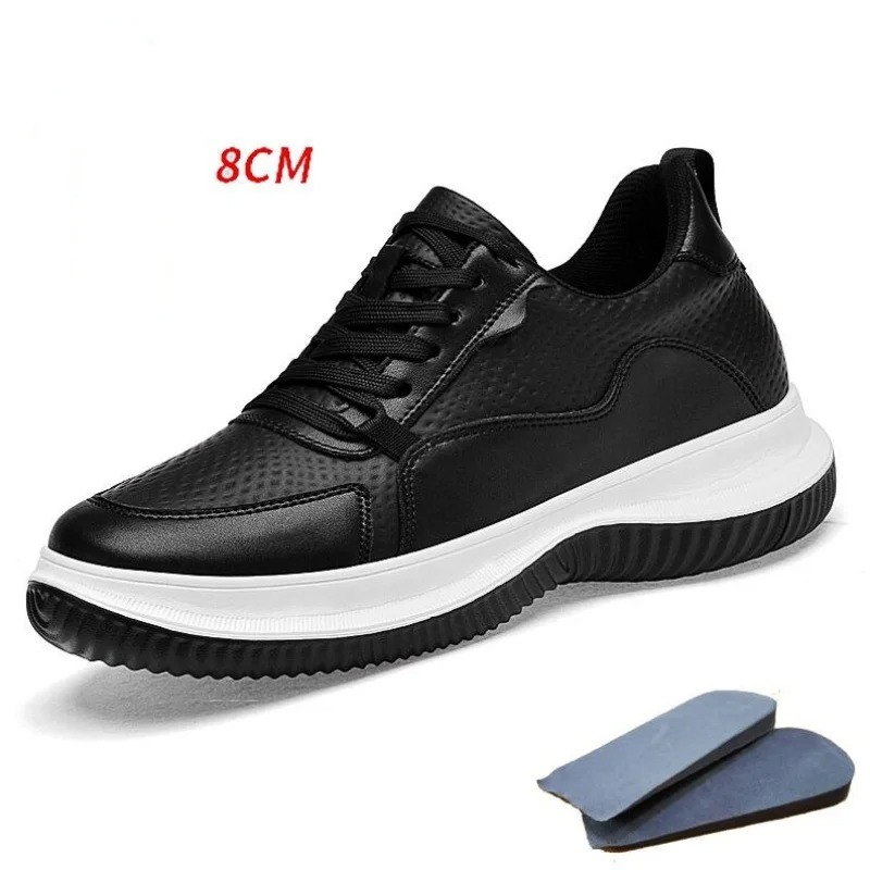 White Cow Leather Elevator Sne - Men'S Shoes Height Increase 리뷰 및 가격