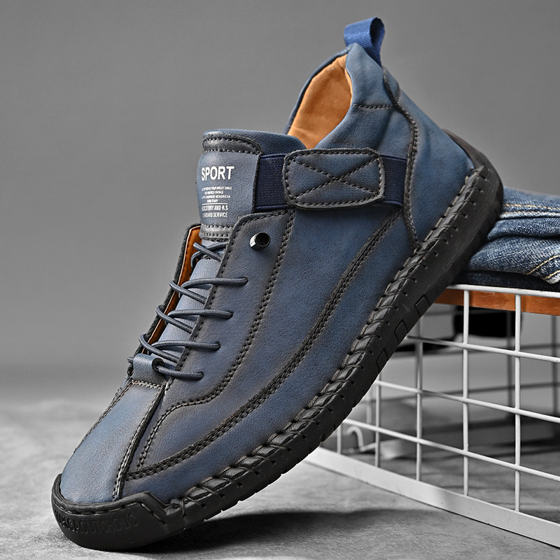 Handmade Leather Men Shoes Cas - Men'S Shoes Size 43 In Us 리뷰 및 가격