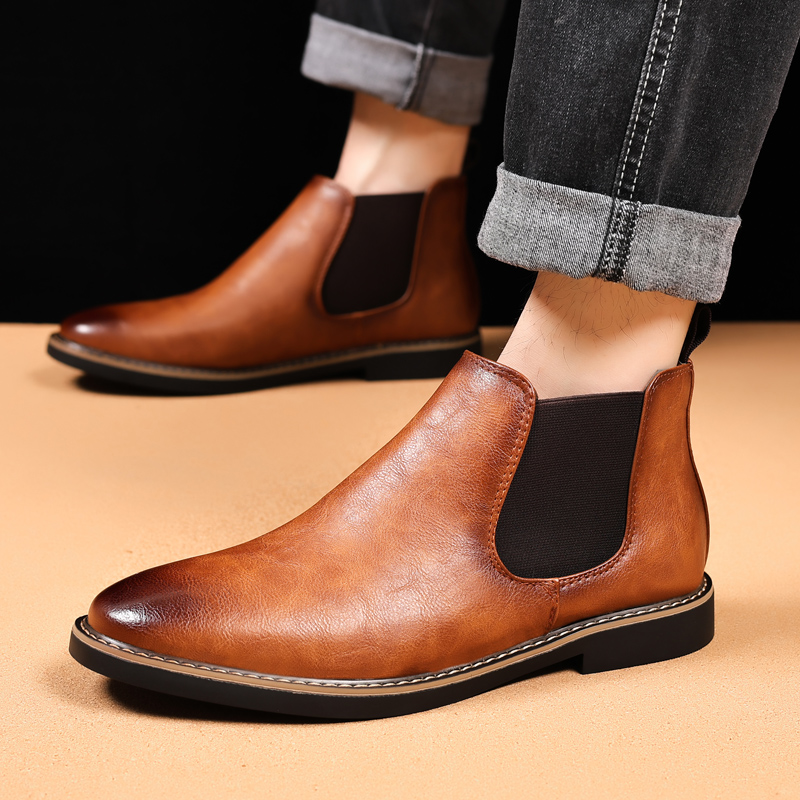 British Style Men's Chelsea Bo - Men Shoes Xxl 리뷰 및 가격