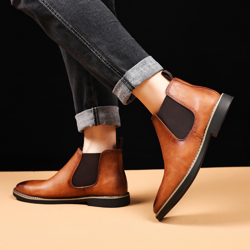 British Style Men's Chelsea Bo - Men Shoes Xxl 리뷰 및 가격