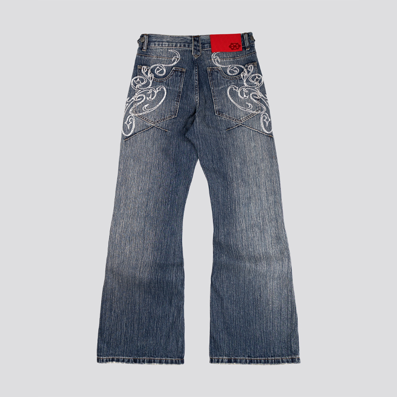 Y2k Blue Opening Bootcut Jeans - Men Shoes Jeans 리뷰 및 가격