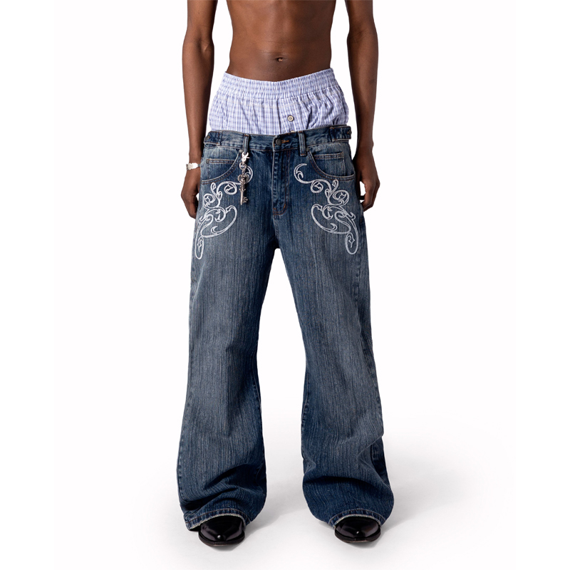 Y2k Blue Opening Bootcut Jeans - Men Shoes Jeans 리뷰 및 가격