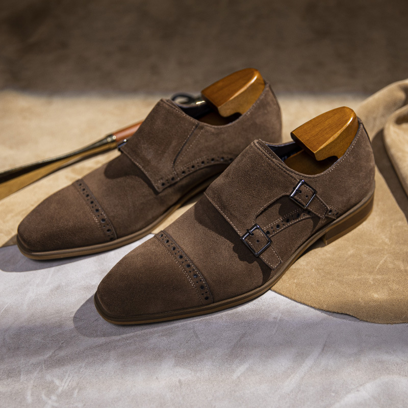 Vintage Design Men Dress Shoes - Monk Strap Shoe 리뷰 및 가격