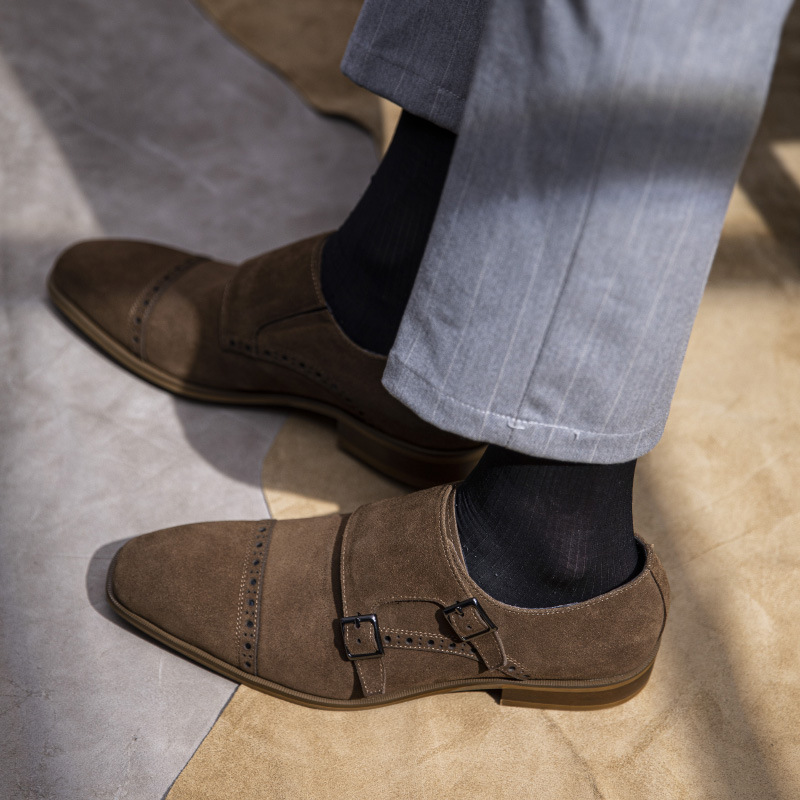 Vintage Design Men Dress Shoes - Monk Strap Shoe 리뷰 및 가격