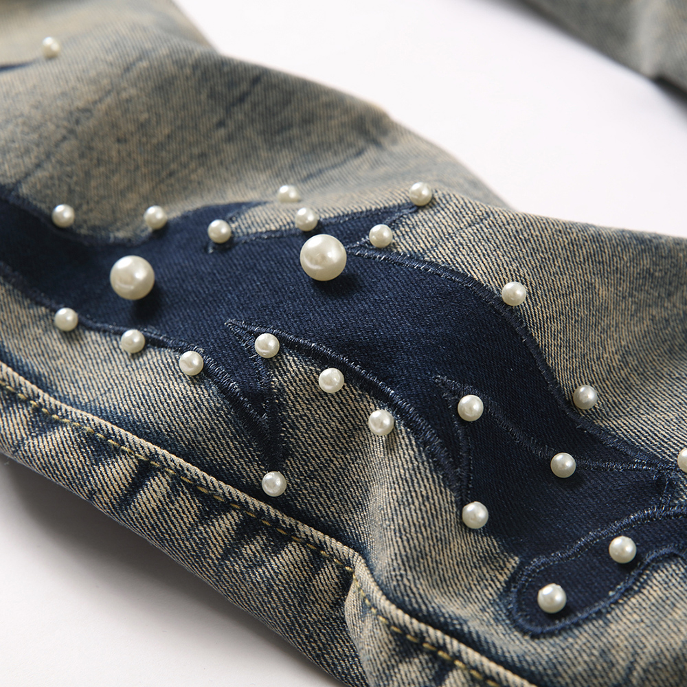 Men's Pearl Boot Cut Denim Jea - Men Shoes Jeans 리뷰 및 가격