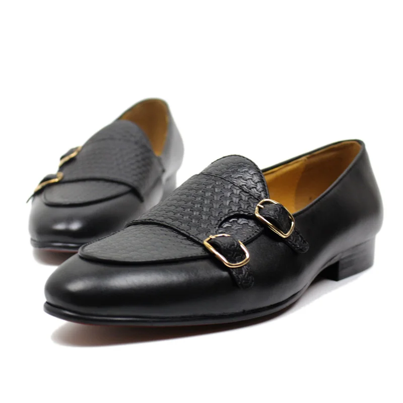 Men's Genuine Leather Loafers  - Monk Strap Shoe 리뷰 및 가격