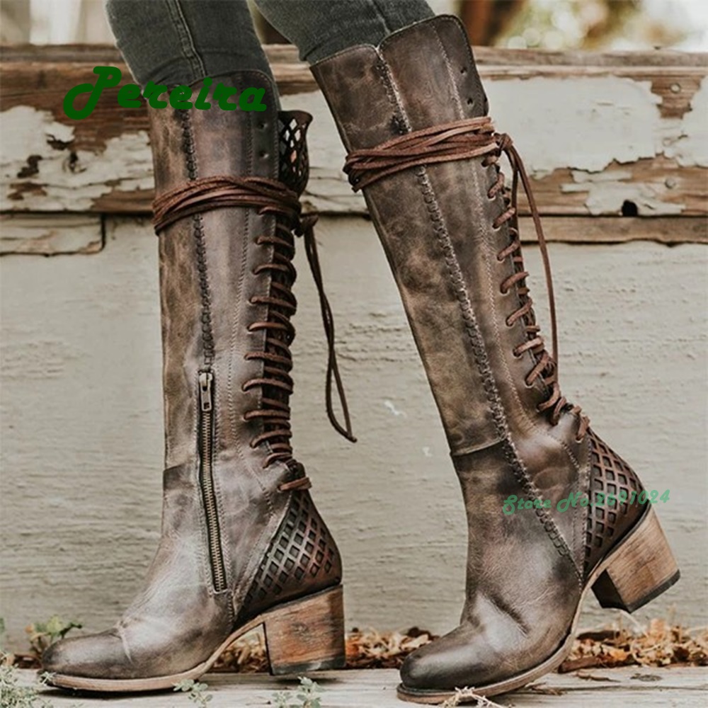 Vintage Cowboy Lace Up Men's B - Men'S Shoes Size 43 In Us 리뷰 및 가격