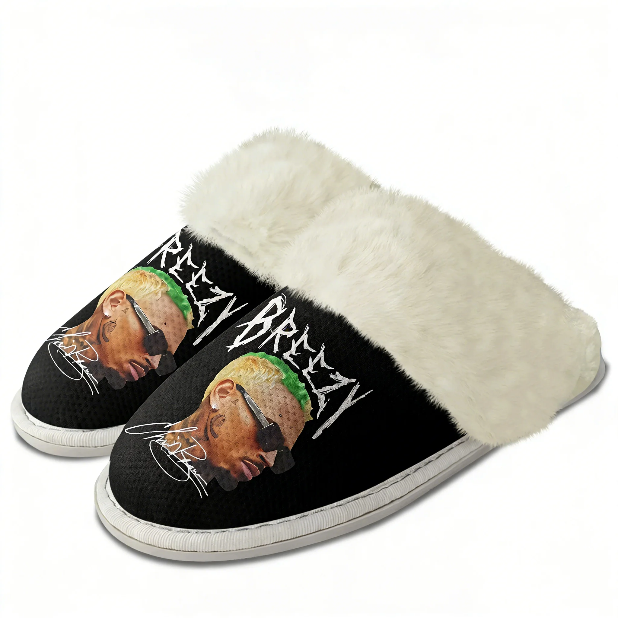Chris Brown Plush Slippers Kee - Men Shoes For Winter 리뷰 및 가격