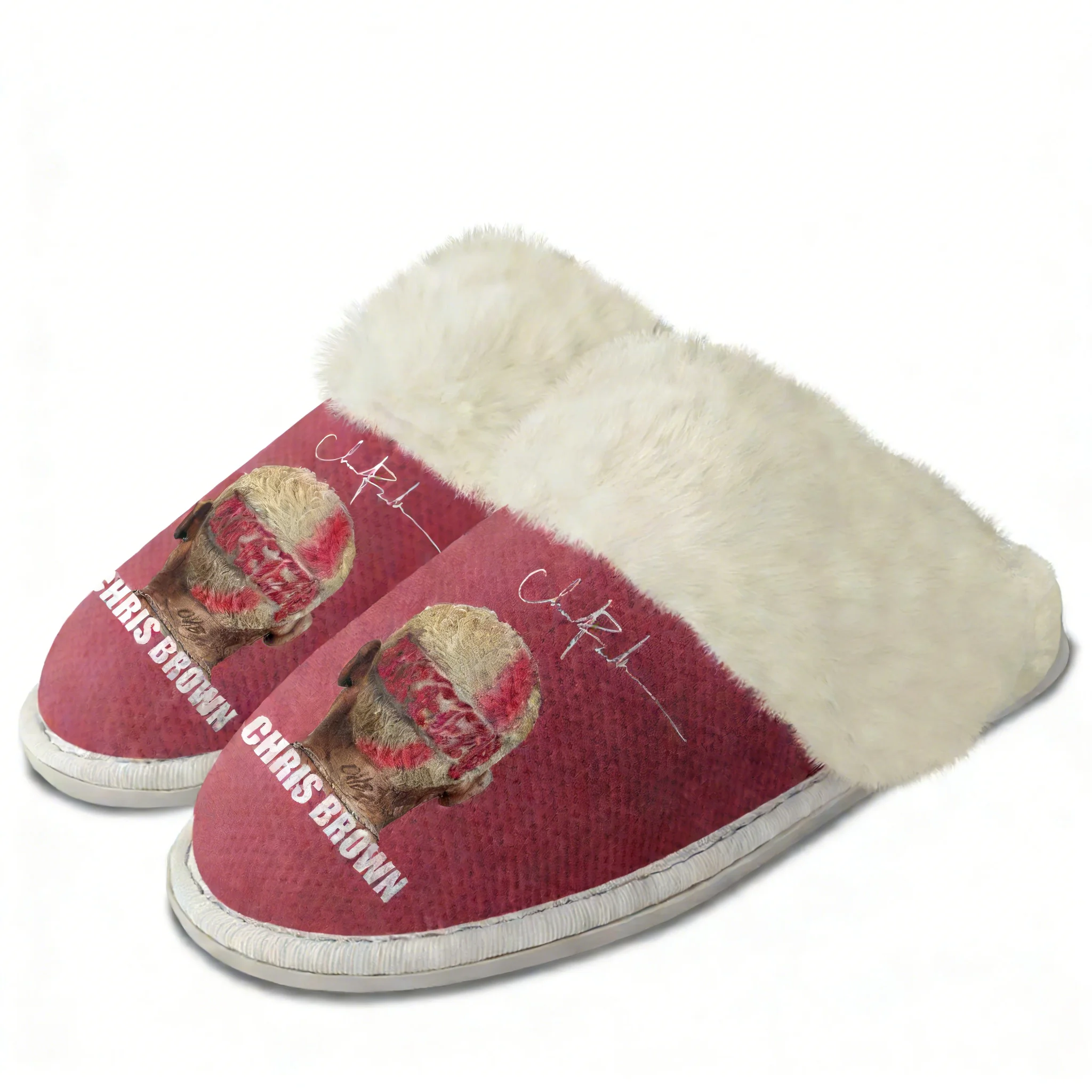 Chris Brown Plush Slippers Kee - Men Shoes For Winter 리뷰 및 가격