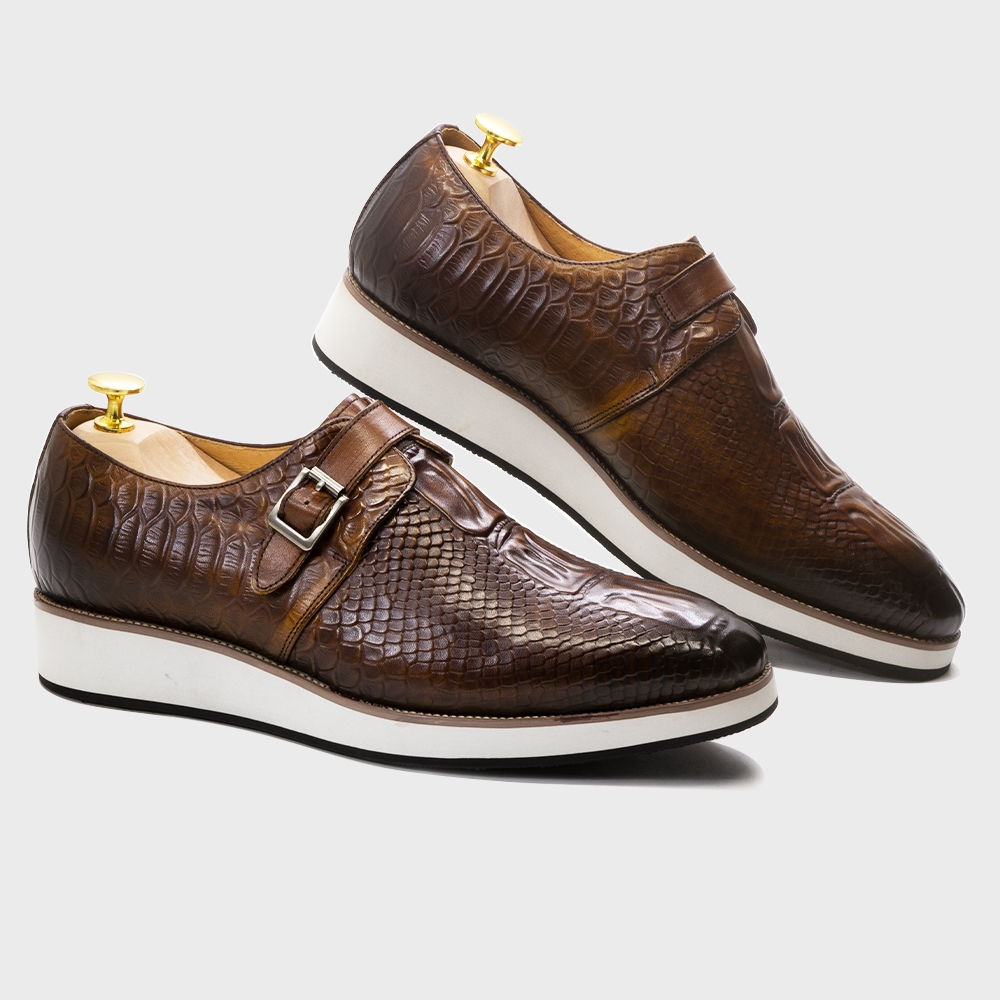 Mens Casual Shoes Genuine Leat - Monk Strap Shoe 리뷰 및 가격