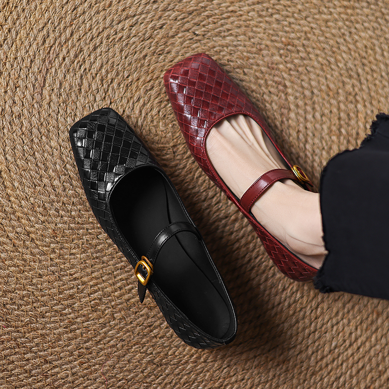 Woven Flat Bottom Mary Jane Wo - Men'S Shoes Comfort 리뷰 및 가격