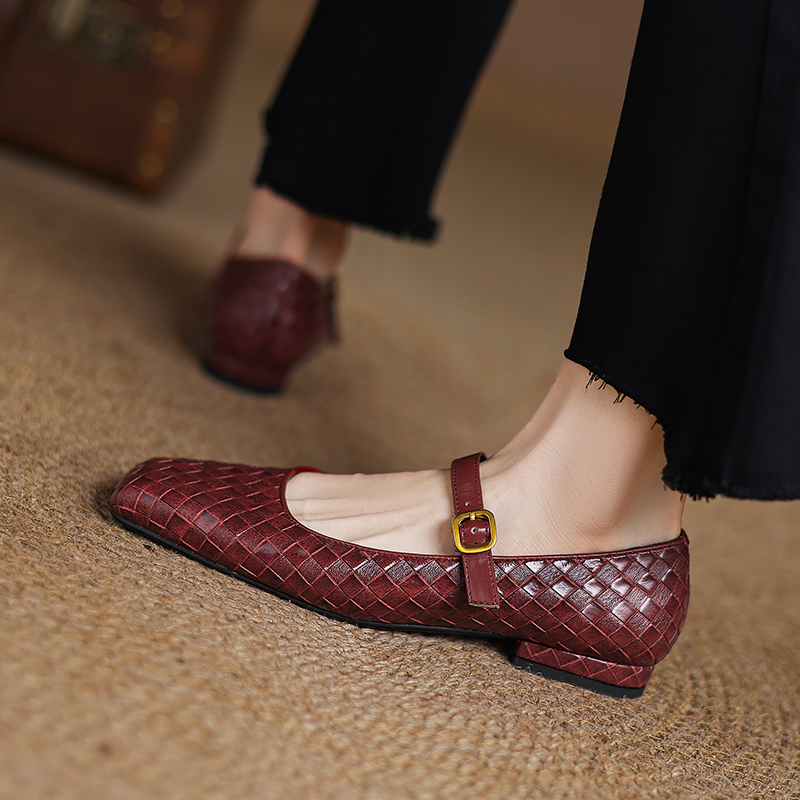 Woven Flat Bottom Mary Jane Wo - Men'S Shoes Comfort 리뷰 및 가격