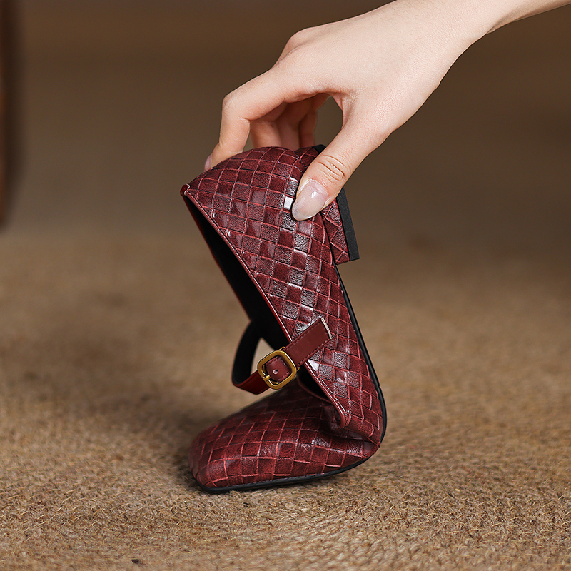 Woven Flat Bottom Mary Jane Wo - Men'S Shoes Comfort 리뷰 및 가격