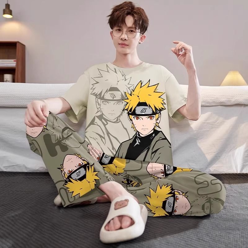 Naruto Cartoon Pajamas for Men - Men Shoes Models 리뷰 및 가격