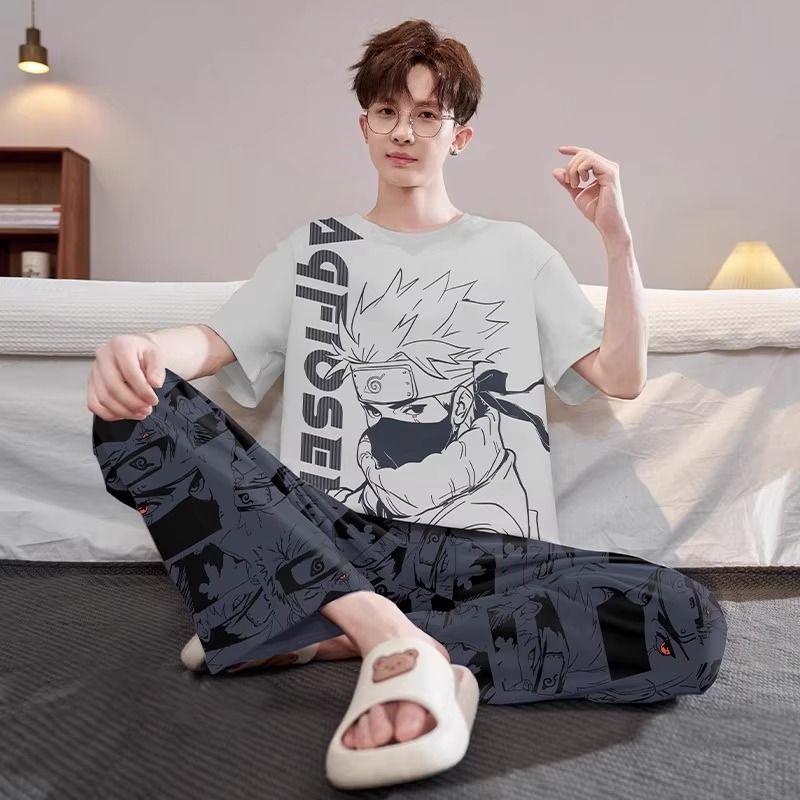 Naruto Cartoon Pajamas for Men - Men Shoes Models 리뷰 및 가격