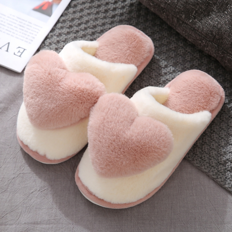 Winter Warm Heart Pattern Cott - Men Shoes For Winter 리뷰 및 가격