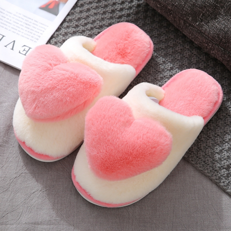 Winter Warm Heart Pattern Cott - Men Shoes For Winter 리뷰 및 가격