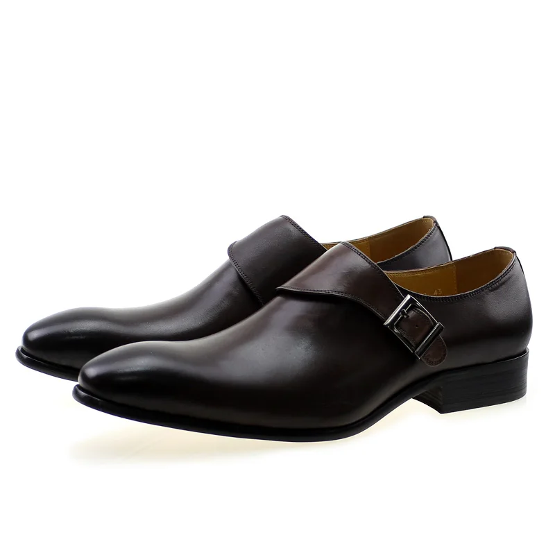 Men's Genuine Leather Monk Str - Monk Strap Shoe 리뷰 및 가격