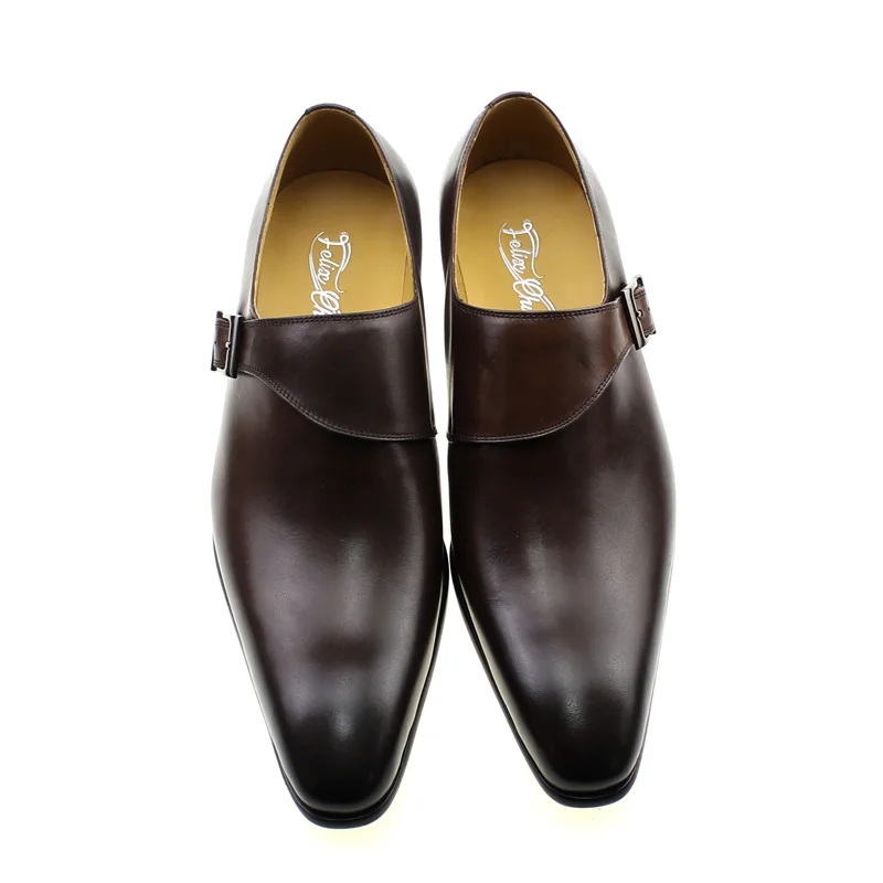 Men's Genuine Leather Monk Str - Monk Strap Shoe 리뷰 및 가격