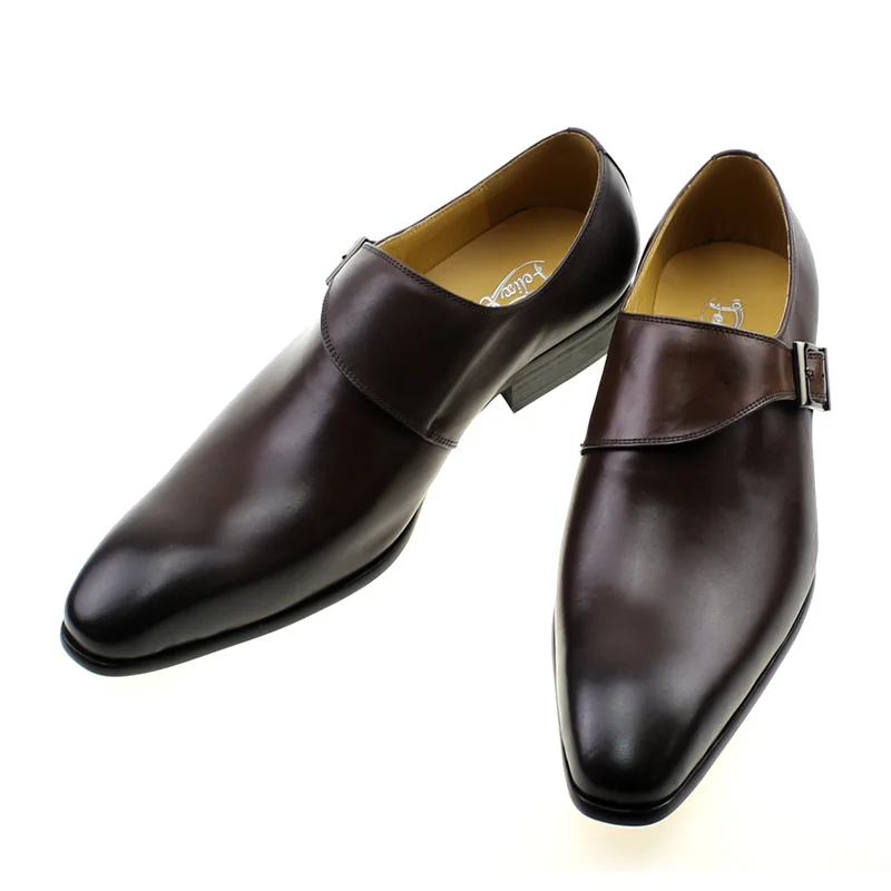 Men's Genuine Leather Monk Str - Monk Strap Shoe 리뷰 및 가격