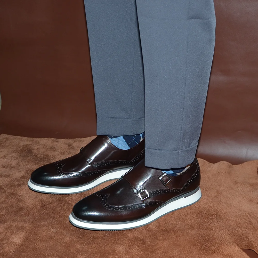 European Luxury Mens Sneakers  - Monk Strap Shoe 리뷰 및 가격