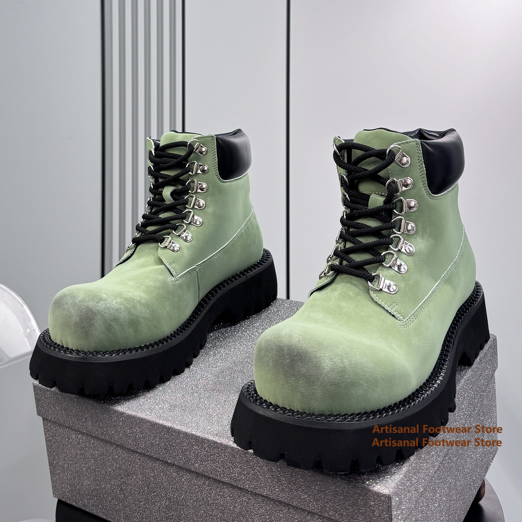Thick-Soled High Top Men's Boo - Men'S Shoes Height Increase 리뷰 및 가격
