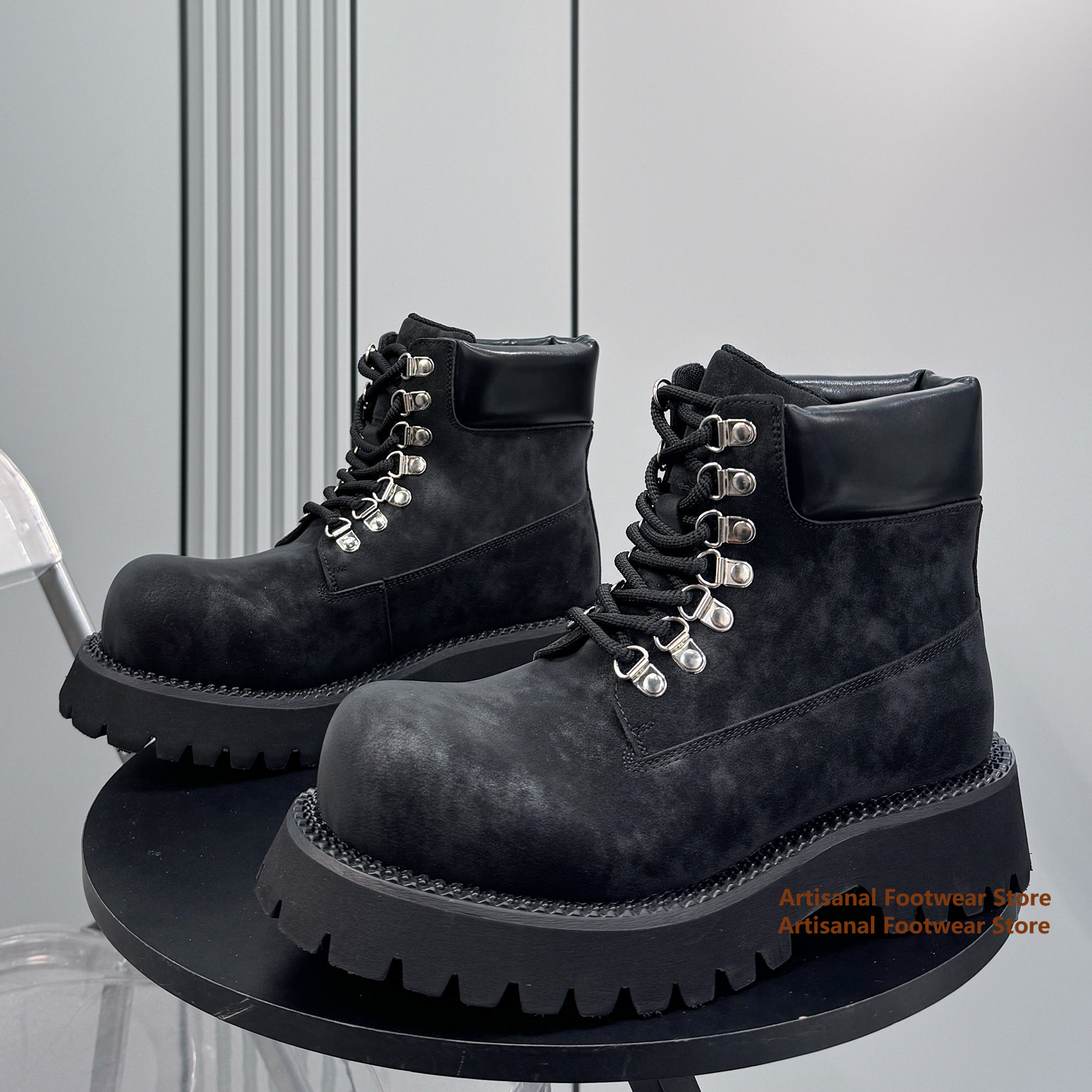 Thick-Soled High Top Men's Boo - Men'S Shoes Height Increase 리뷰 및 가격