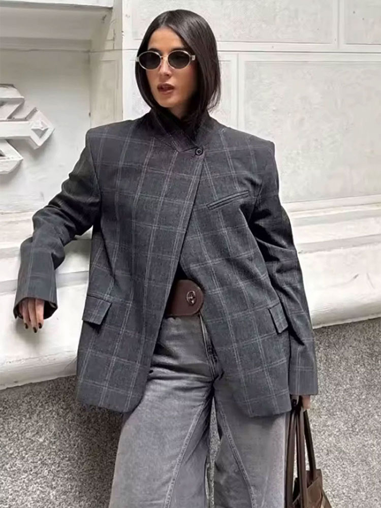 HH Women Fashion Plaid Blazer  - Men Shoes Jd 리뷰 및 가격