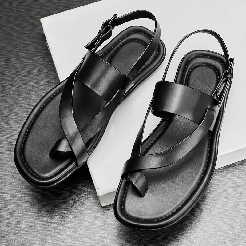 Genuine Leather Mens Sandals L - Men'S Shoes Size 43 In Us 리뷰 및 가격