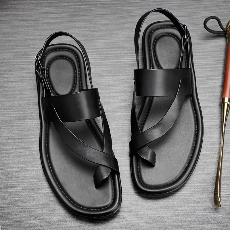 Genuine Leather Mens Sandals L - Men'S Shoes Size 43 In Us 리뷰 및 가격