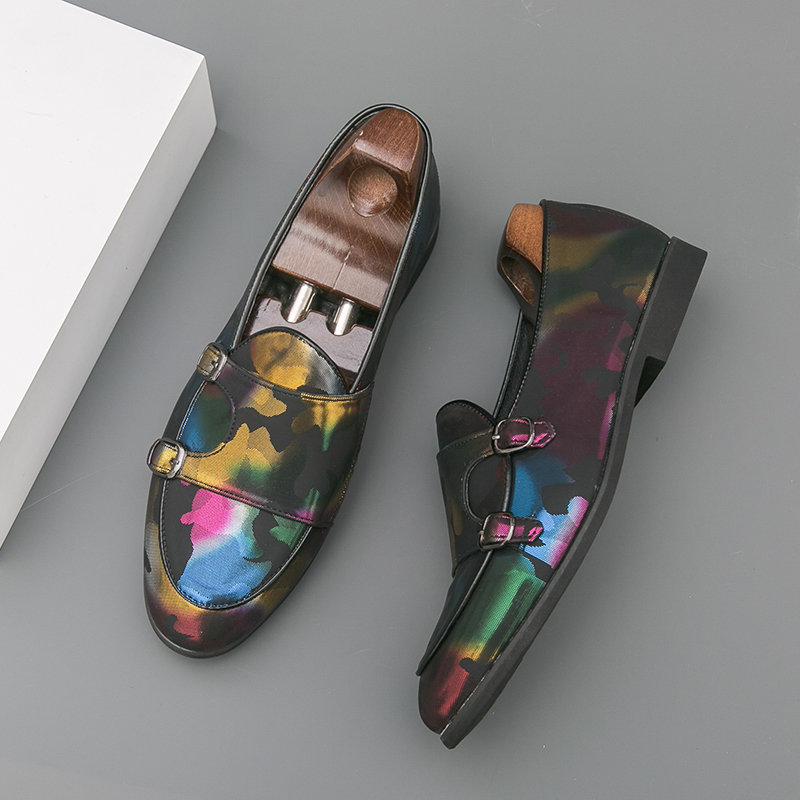 Breathable Mens Loafers Colorf - Monk Strap Shoe 리뷰 및 가격