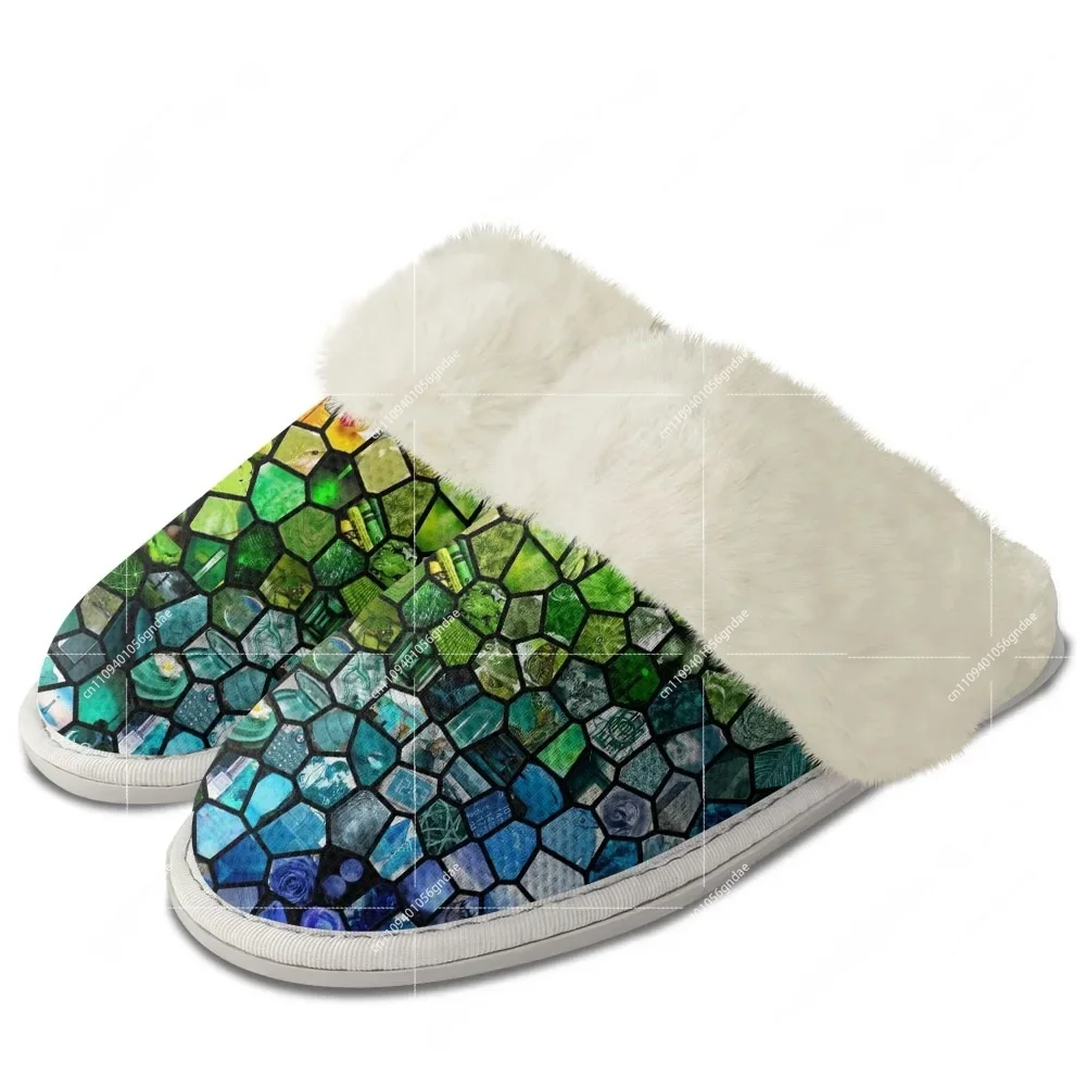 Custom Abstract Multicolor Plu - Men Shoes For Winter 리뷰 및 가격