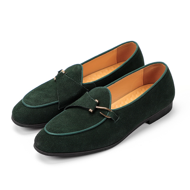 New Mens Trendy Pointed Suede  - Monk Strap Shoe 리뷰 및 가격