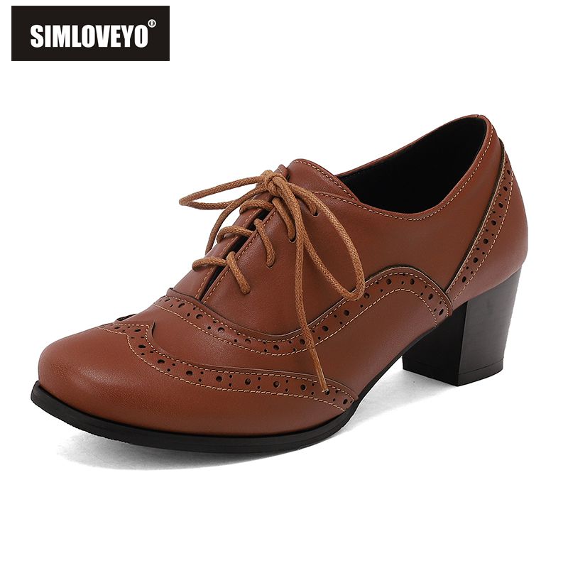 SIMLOVEYO New Brown Women Pump - Men'S Shoes Size 43 In Us 리뷰 및 가격