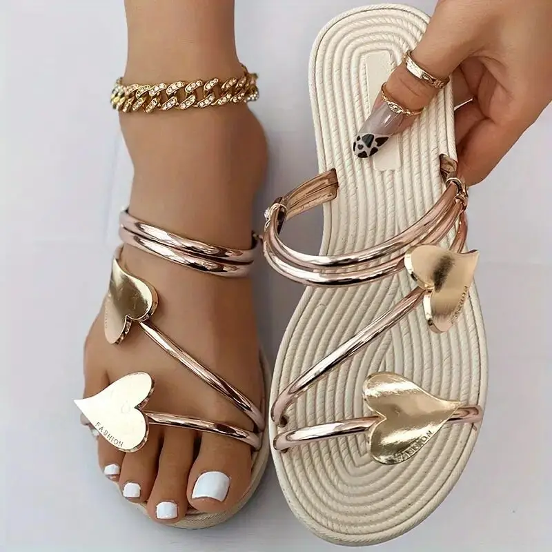Elegant Women's Heart Flat San - Men'S Shoes Size 43 In Us 리뷰 및 가격