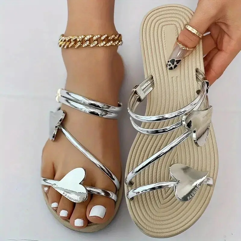 Elegant Women's Heart Flat San - Men'S Shoes Size 43 In Us 리뷰 및 가격