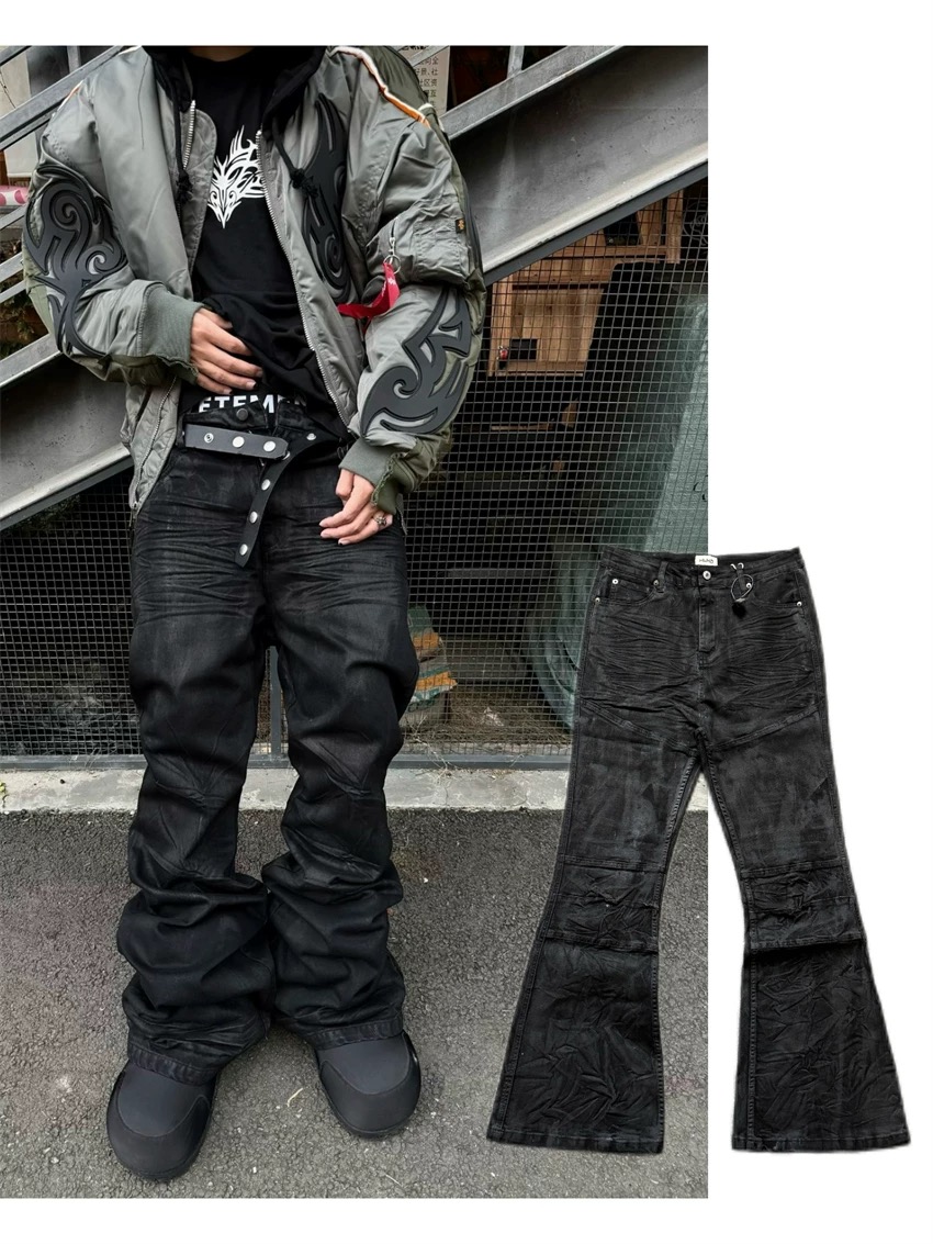 High street coated micro-flare - Men Shoes Jeans 리뷰 및 가격