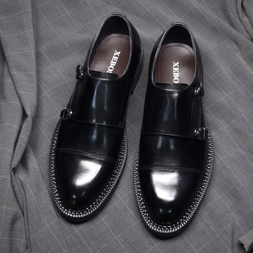 Luxury Genuine Leather Men's W - Monk Strap Shoe 리뷰 및 가격